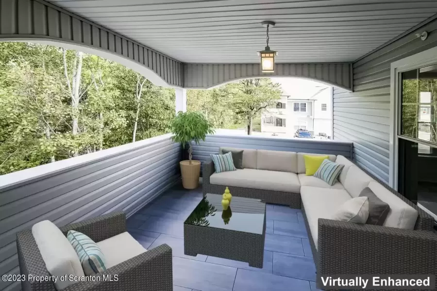 Porch with Virtual Staging