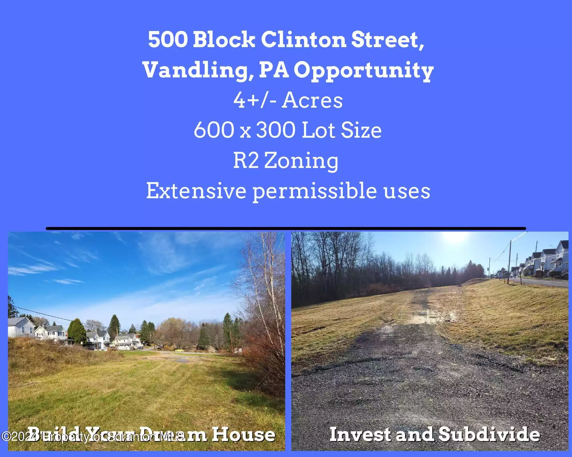 500 Block Clinton Street, Vandling, Pennsylvania 18421, ,Land,For Sale,Clinton,GSBSC716