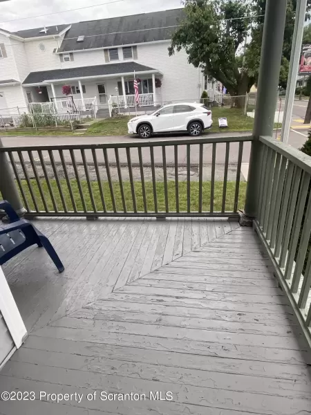 Wraparound front porch