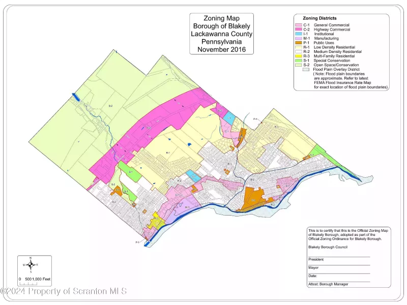 Blakely Borough Zoning Map Feb. 2017_Pag